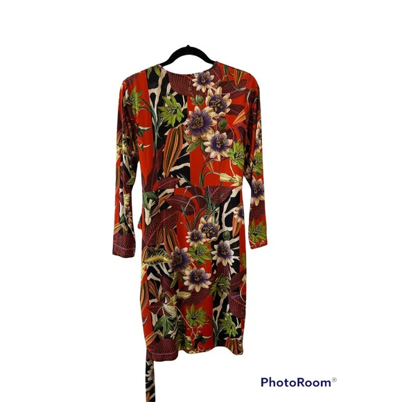 Madeleine Fun Floral Long Sleeved Dress Size 10 NWT - Picture 2 of 9